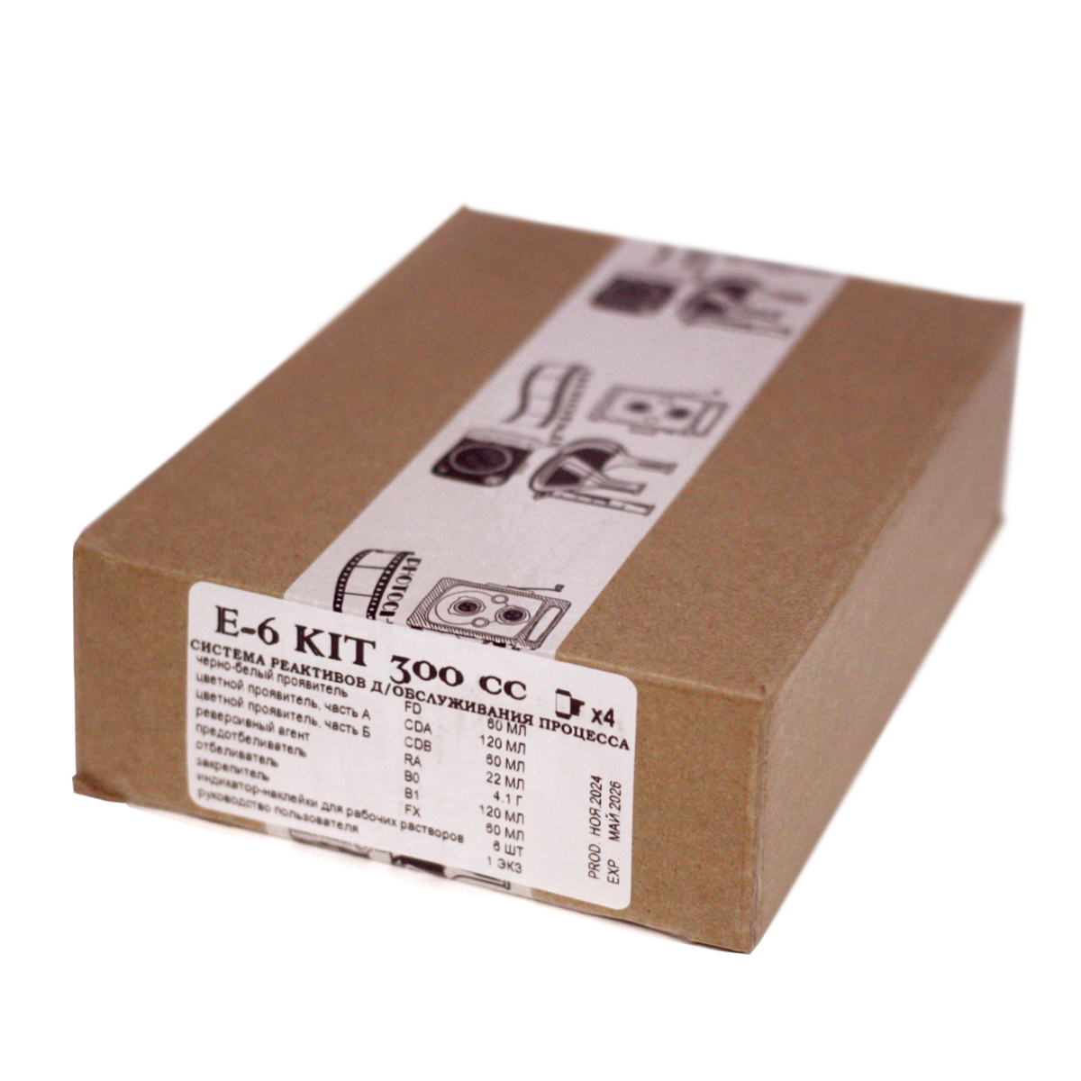 Набор химии для проявки E-6 Kit