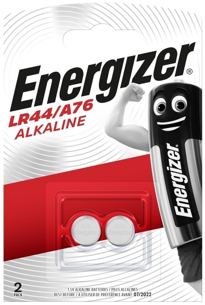 Батарейки Energizer LR44 2шт Блистер